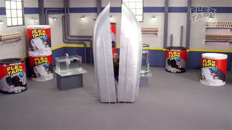 i sawed this boat in half|Flex Tape .